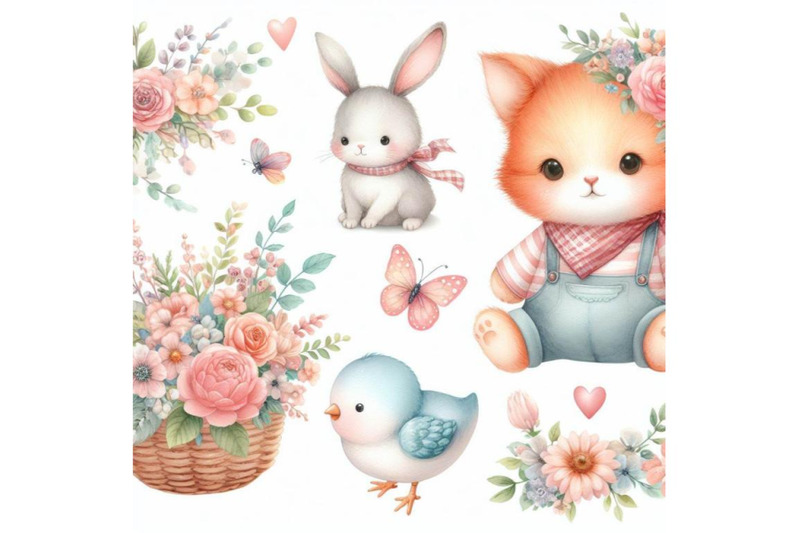 bundle-of-cute-floral-and-animal