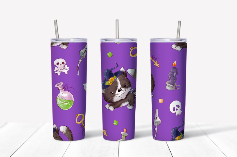 cute-halloween-sublimation-design-skinny-tumbler-wrap-design