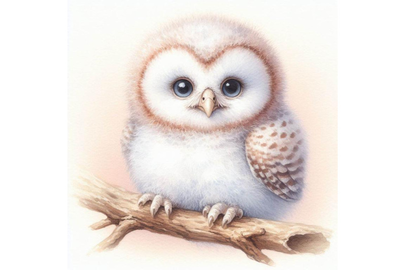 bundle-of-cute-baby-owl-on-a-branch