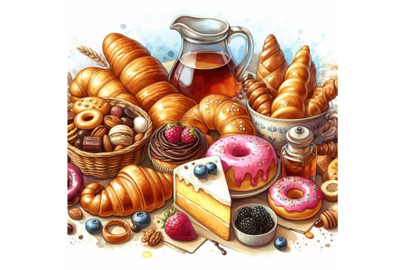 bundle-of-bakery-delights-watercolor-element