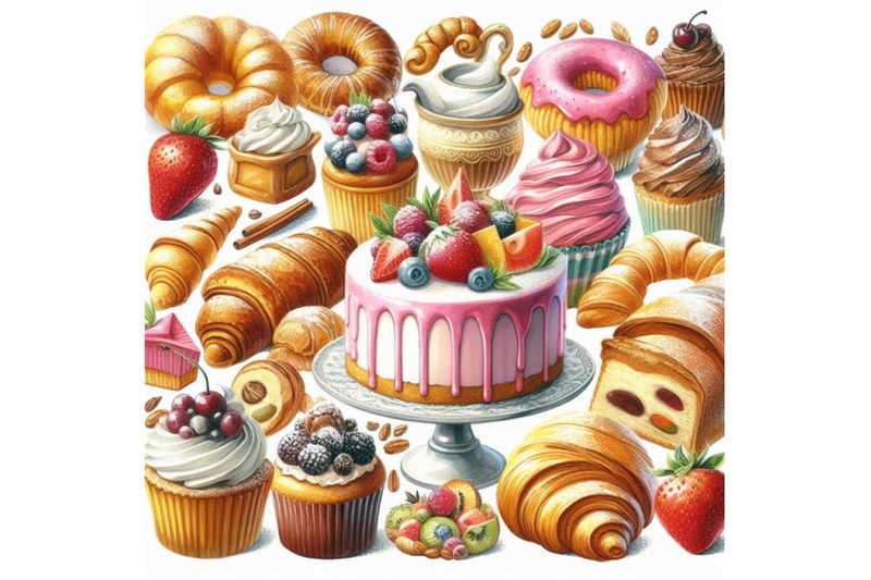 bundle-of-bakery-delights-watercolor-element