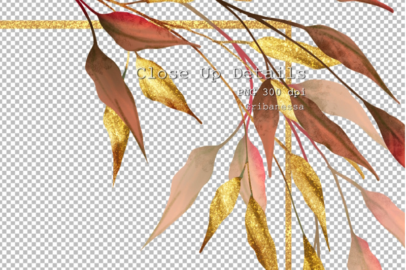 gold-frame-png-frame-with-leaves