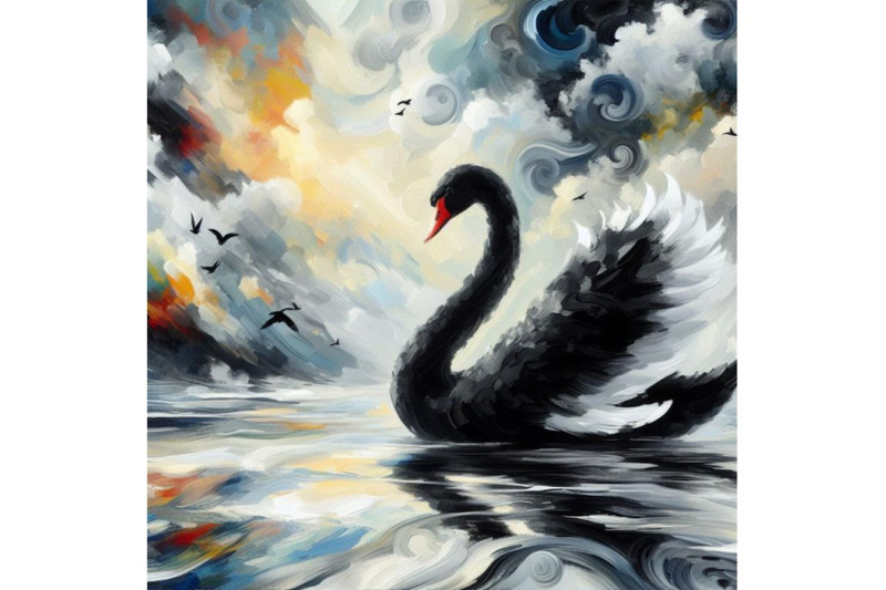 bundle-of-digital-art-abstract-black-swan