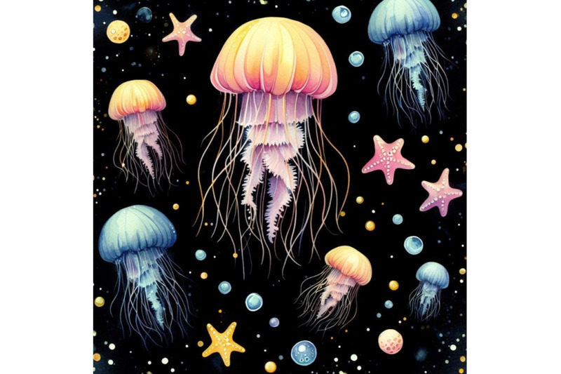 a-bundle-of-cute-jellyfish-paper-art-layer