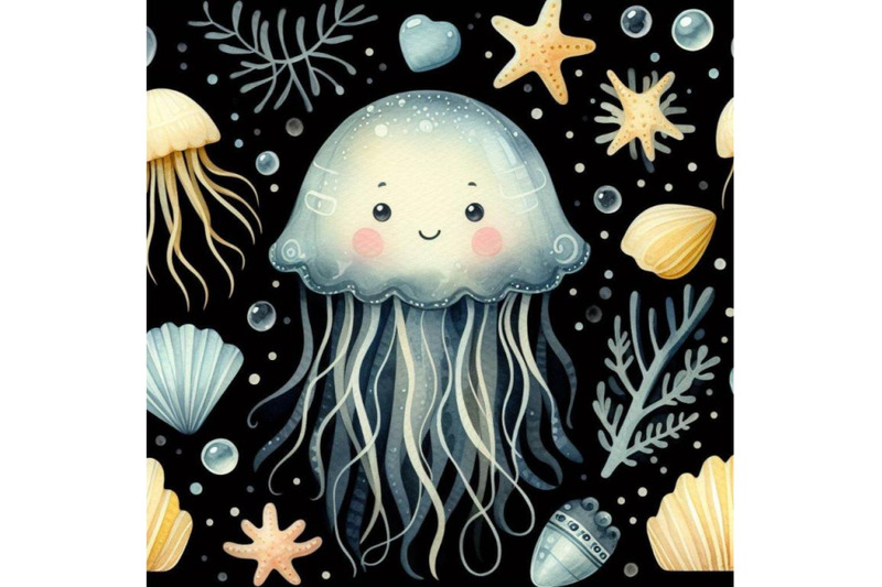 a-bundle-of-cute-jellyfish-paper-art-layer