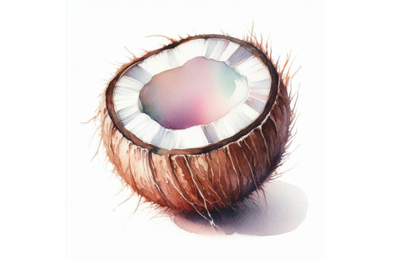 bundle-of-coconut-on-a-white-background