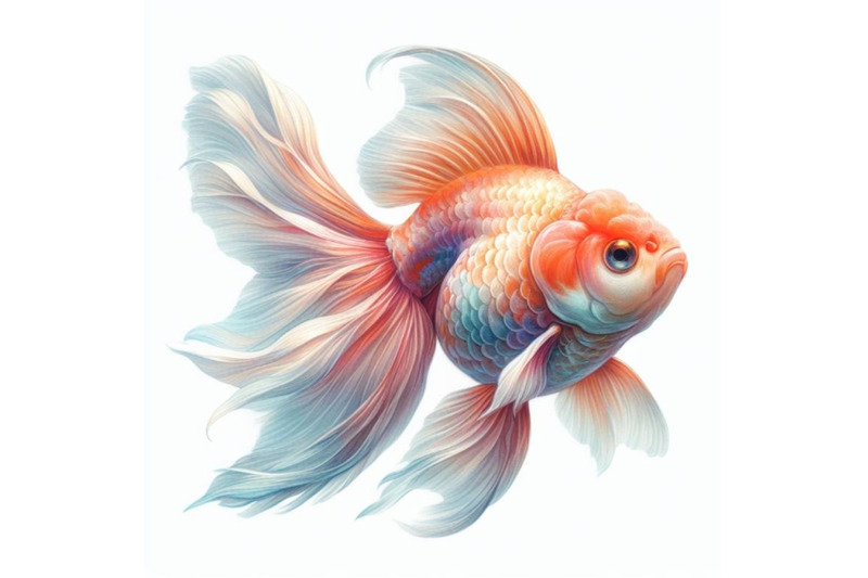 bundle-of-one-goldfish-isolated-on-a-white-background