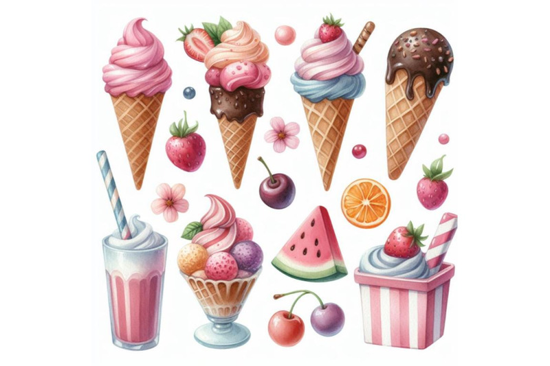 bundle-of-ice-cream-clipart