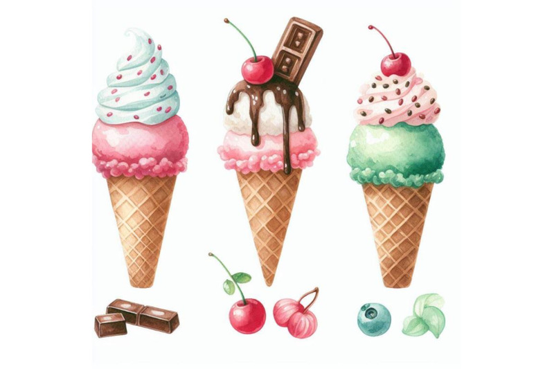 bundle-of-ice-cream-clipart