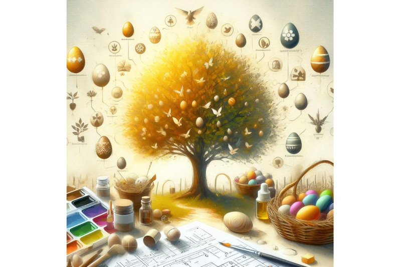 bundle-of-easter-plan-concept-tree