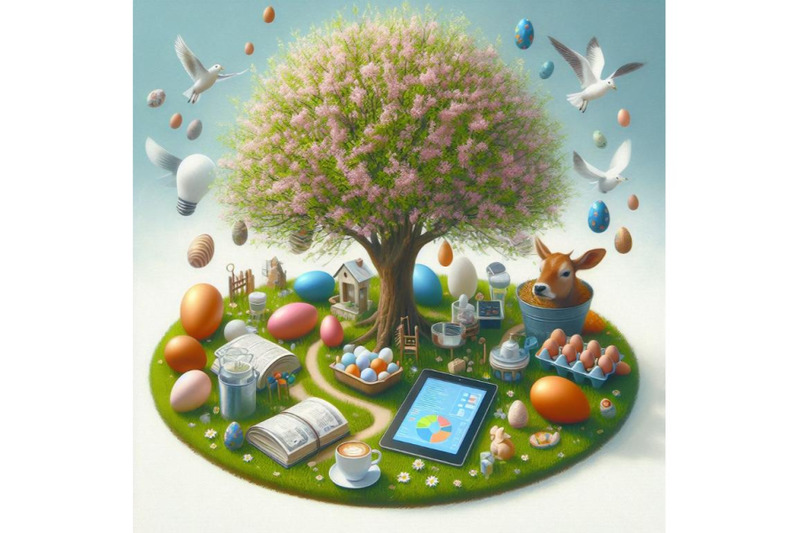 bundle-of-easter-plan-concept-tree