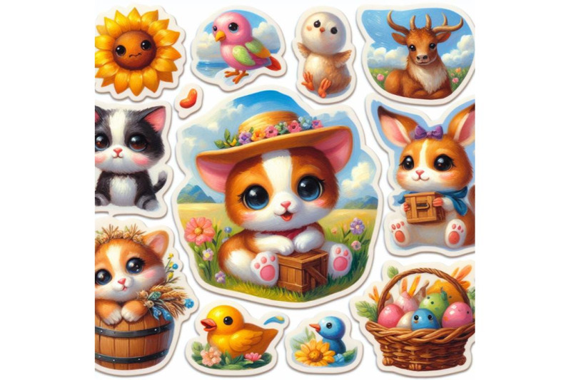 bundle-of-cute-animal-stickers