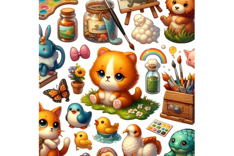 bundle-of-cute-animal-stickers