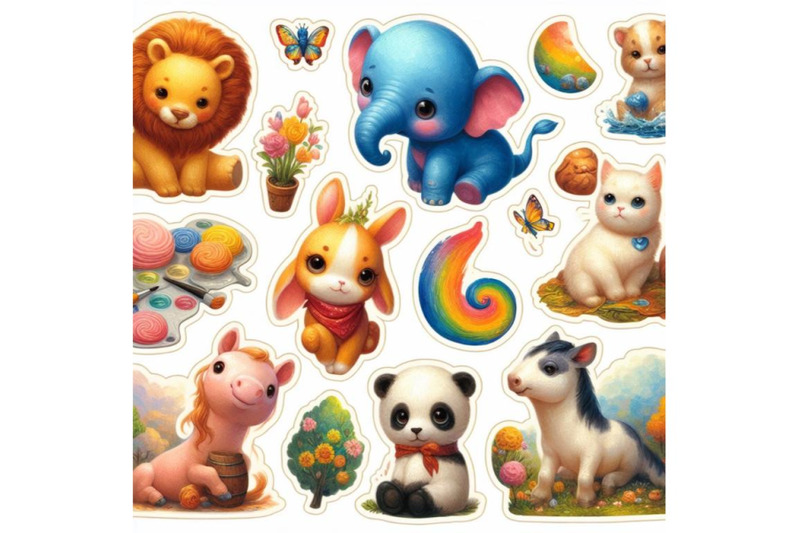 bundle-of-cute-animal-stickers