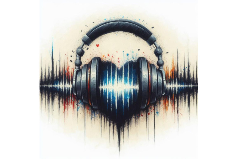 bundle-of-headphones-icon-with-sound-wave-beats