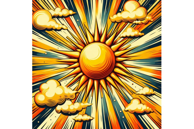 bundle-of-yellow-orange-sun-pop-art-retro-rays-background