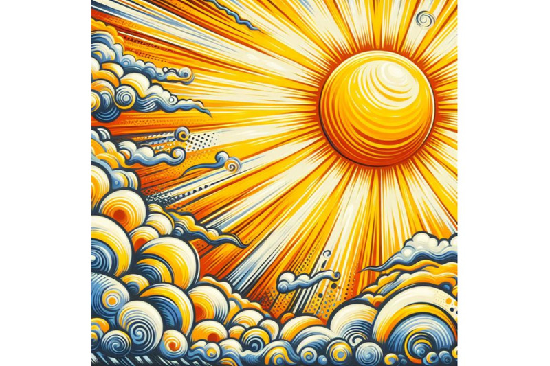 bundle-of-yellow-orange-sun-pop-art-retro-rays-background