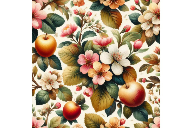 bundle-of-seamless-retro-floral-pattern