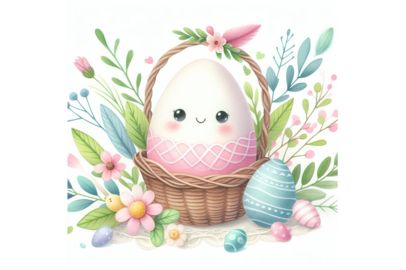 bundle-of-watercolor-cute-easter-egg