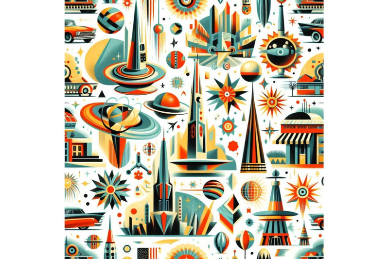 bundle-of-mid-century-fifties-atomic-retro-seamless-vector-pattern