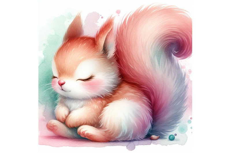 bundle-of-cute-little-squirrel-sleeping