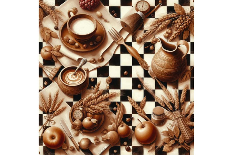 bundle-of-seamless-brown-checkered-pattern