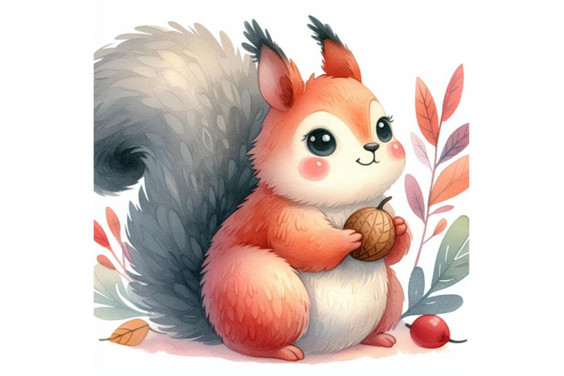 bundle-of-cartoon-a-squirrel