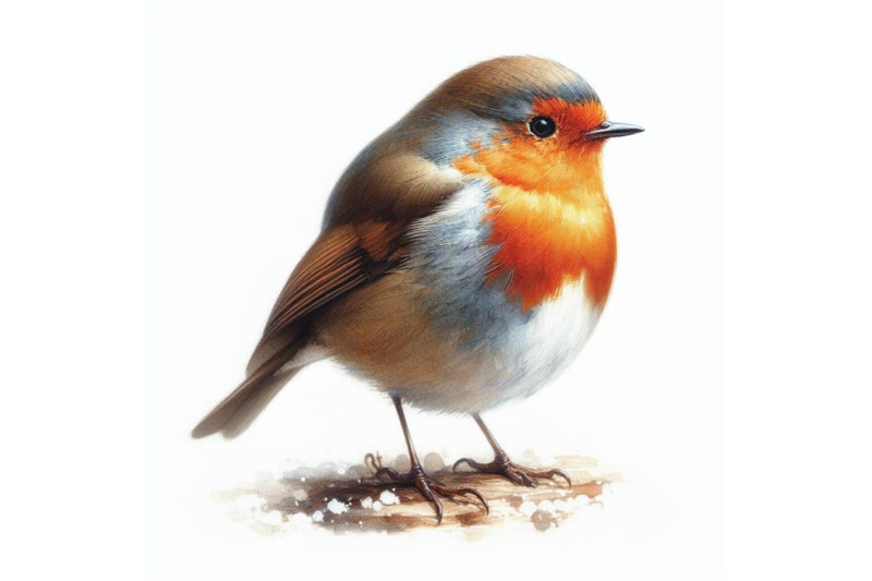 bundle-of-robin-watercolor-bird-illustration-hand-painted