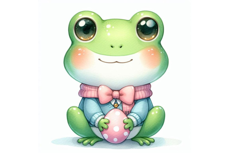 bundle-of-cute-green-frog-character