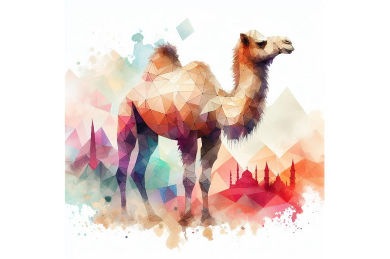 bundle-of-camel-white-paper-polygonal