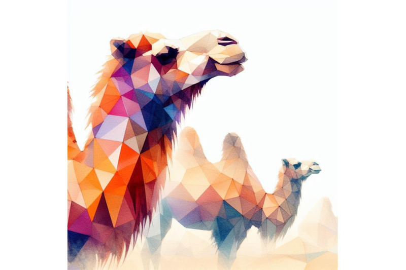 bundle-of-camel-white-paper-polygonal