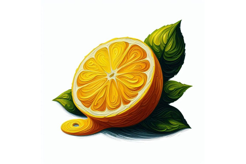 bundle-of-vector-lemon-slice-filled-with-solid-colors-only