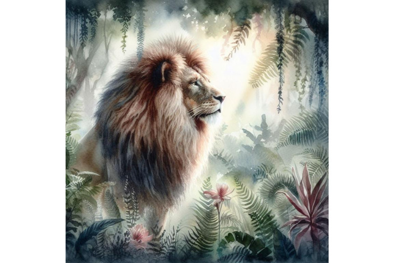 bundle-of-lion-in-the-deep-jungles