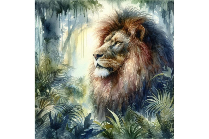 bundle-of-lion-in-the-deep-jungles