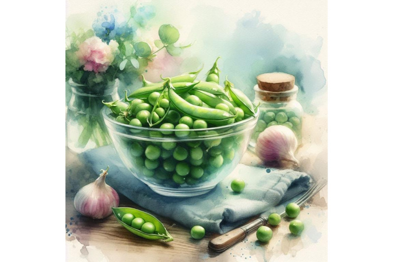 bundle-of-fresh-pea-in-glass-bowl