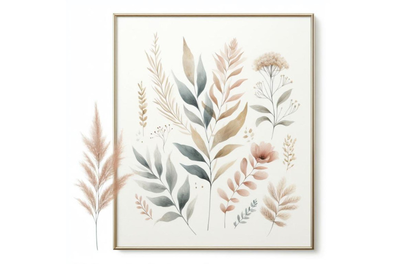 bundle-of-botanical-print-boho-minimalist-printable-wall-art