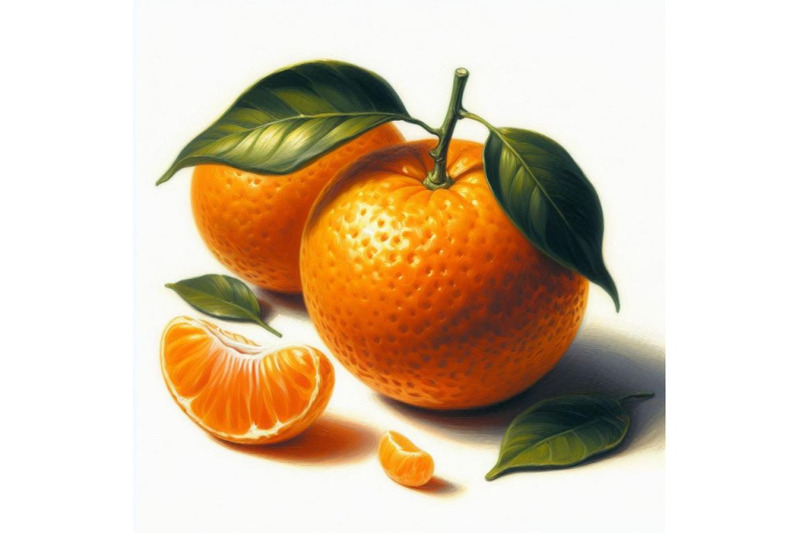 bundle-of-mandarin-orange-on-white-ground