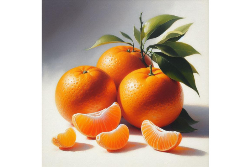 bundle-of-mandarin-orange-on-white-ground