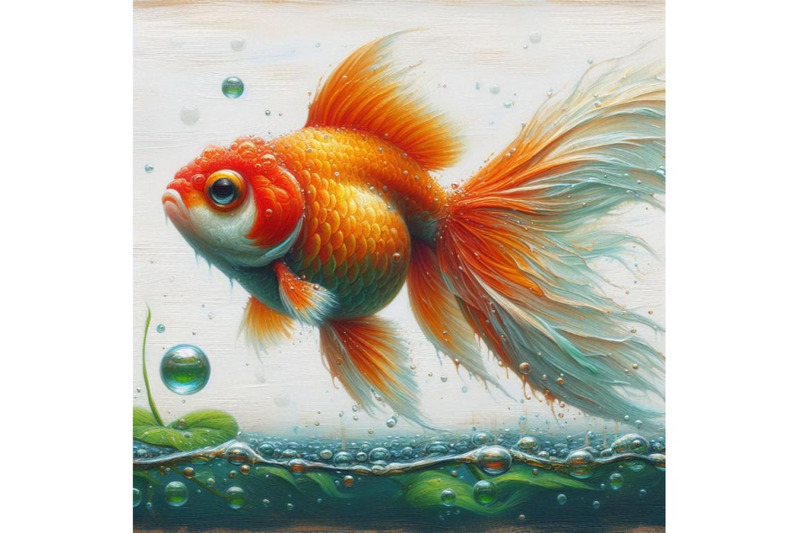 bundle-of-one-goldfish-isolated-on-a-white-background