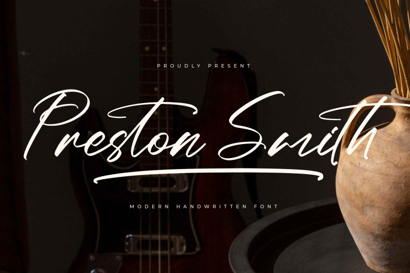 preston-smith-modern-handwritten-font