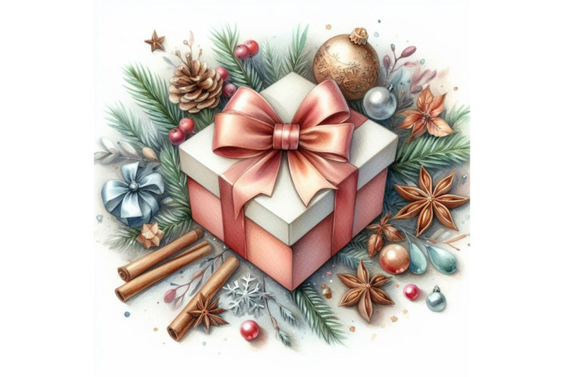 bundle-of-gift-box-with-bow-from-above-for-gifts-on-christmas