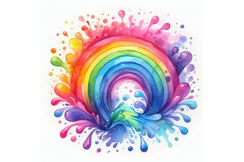 bundle-of-rainbow-liquid-paint-splash