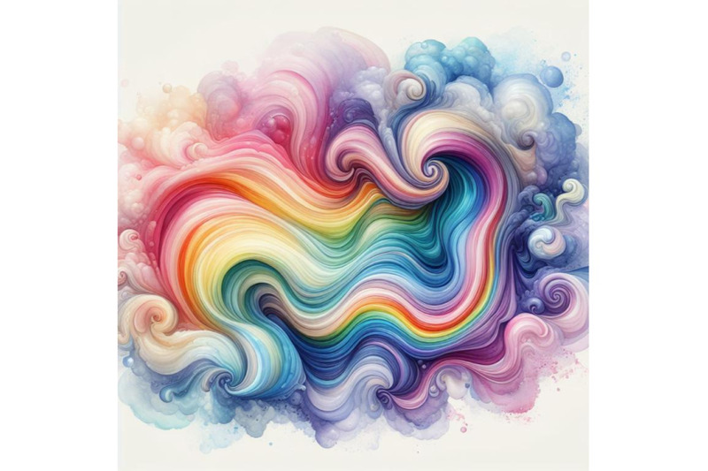 bundle-of-rainbow-liquid-forming-a-wave-ripple