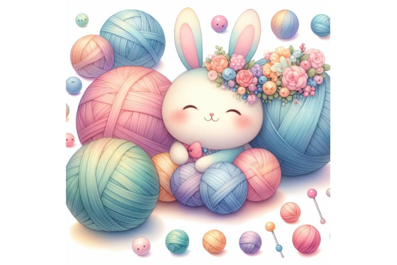 bundle-of-variety-size-colorful-big-and-small-cute-pastel-balls-yarn