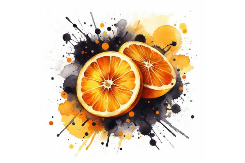 a-bundle-of-fresh-cut-orange-fruit-abstract-art