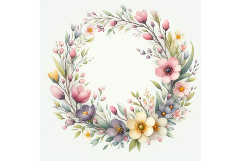 bundle-of-wreath-with-first-spring-flowers