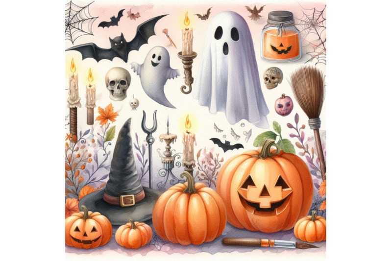 bundle-of-halloween-topic-background