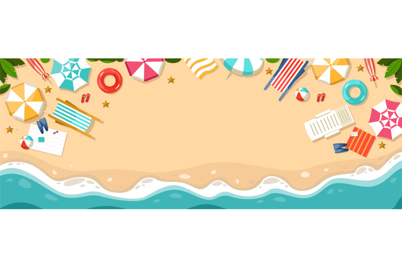 cartoon-beach-top-view-summer-sea-landscape-with-sand-and-umbrellas