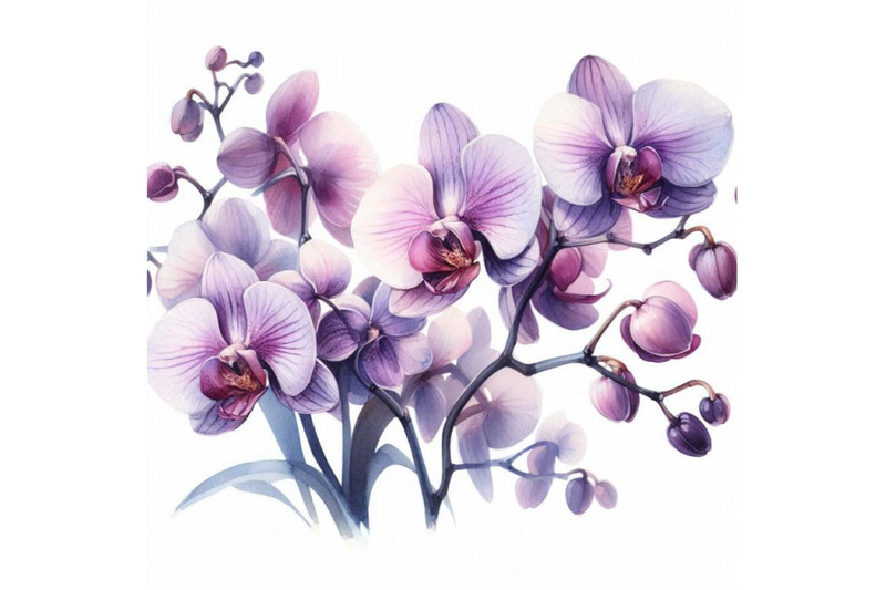 bundle-of-branch-of-violet-orchids