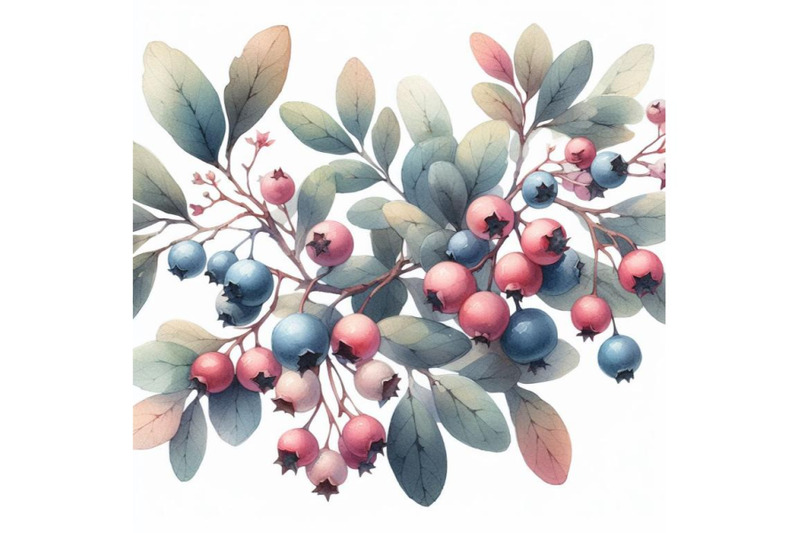 bundle-of-cowberries-branch-with-seven-berries